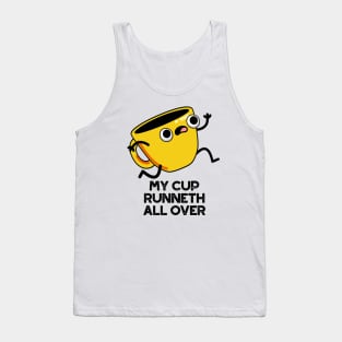 My Cup Runnet All Over Funny Bible Pun Tank Top